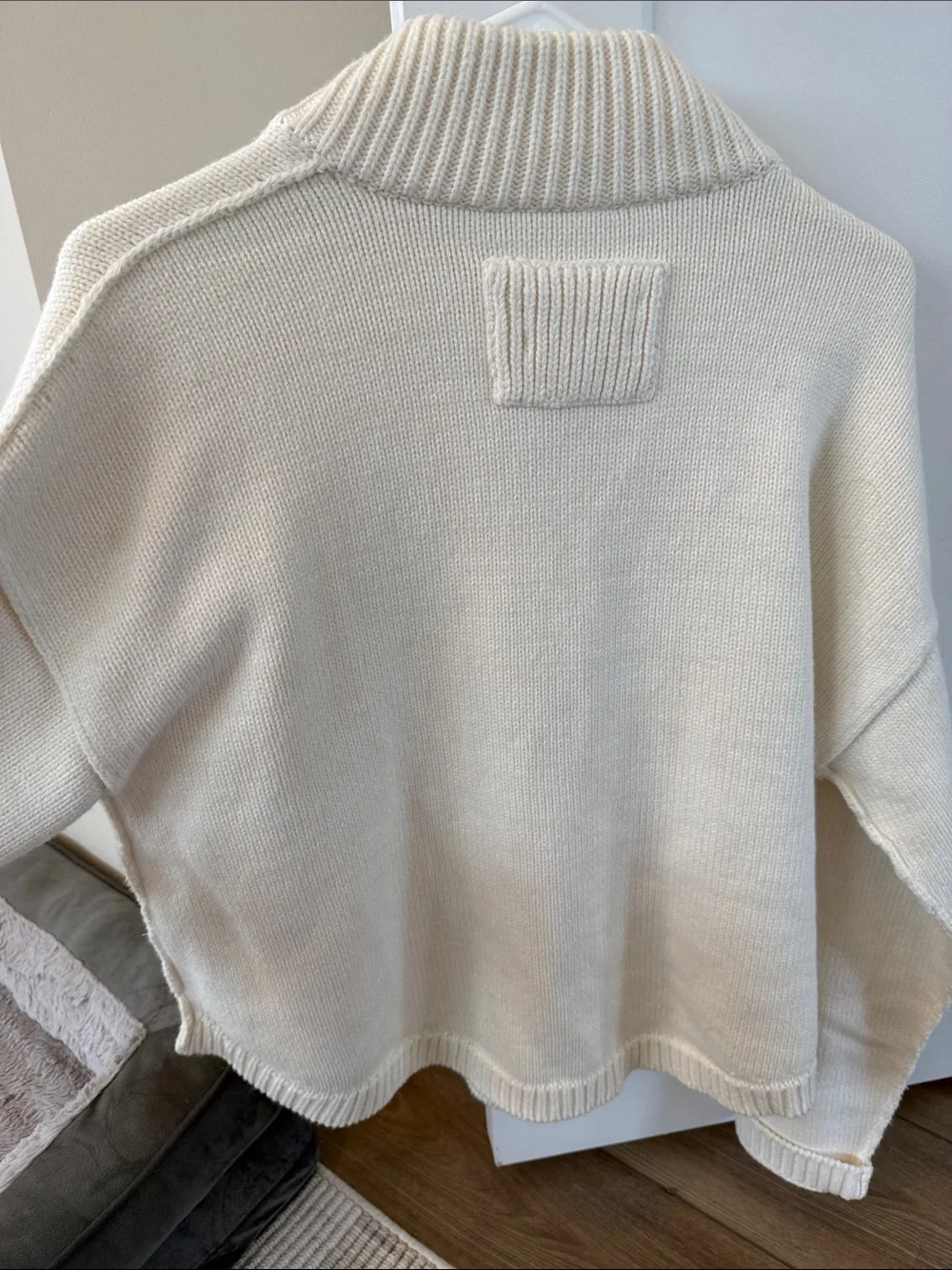 We The Free Off-White Button-Up Collar Cardigan - Picture 4 of 4